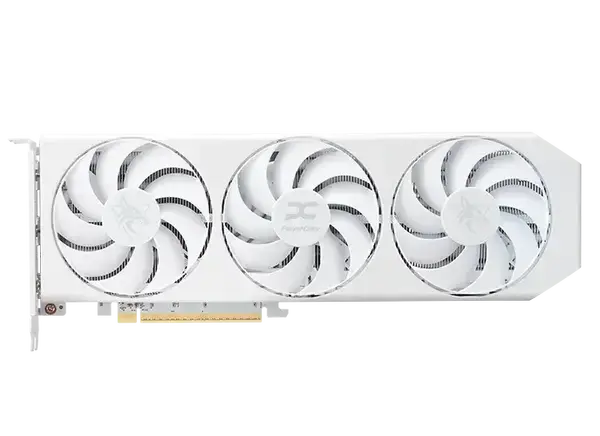 Видеокарта Powercolor AMD Radeon Hellhound RX 9060XT Spectral White 16GB GDDR6 - PC-VC-RX9060XT-16G-L-OC-W
