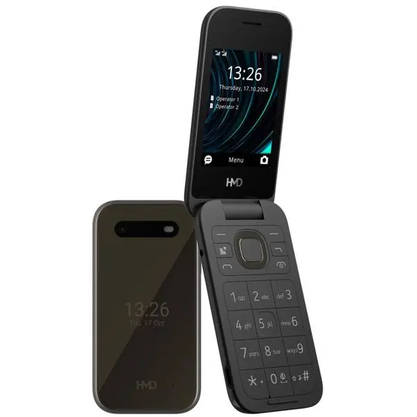 HMD 2660 FLIP DS BLACK - 1GF033CPH1L04