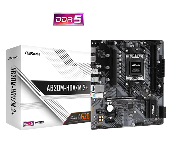 Дънна платка ASROCK A620M-HDV/M.2+ - 70309