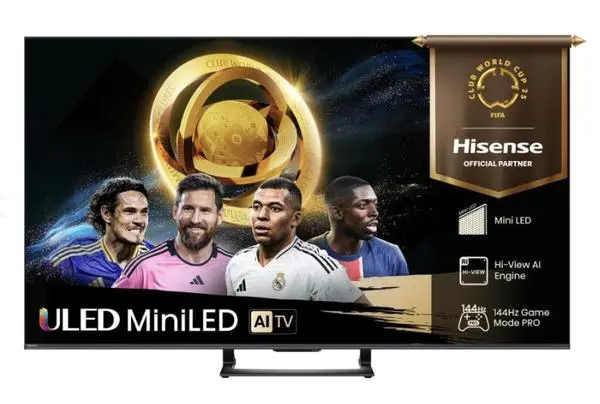 Hisense 65"U7Q, 4K Ultra HD 3840x2160, ULED, FALD, Quantum Dot, 144Hz, IPS, HDR 10+, HLG, Dolby Vision IQ - 65U7Q