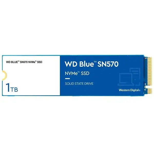 SSD WD Blue (M.2, 1TB, PCIe Gen3) - WDS100T3B0C
