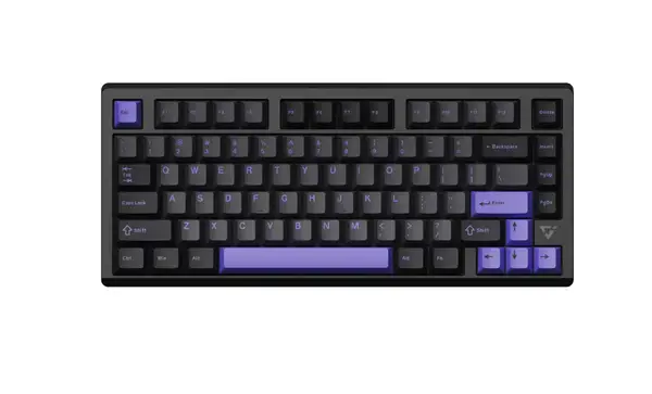 VGN безжична геймърска механична клавиатура Wireless VXE75 V2 Misty Purple Aniya Switches, BT5.0, 2.4G, Aluminium - VXE75-V2-MISTY-PRPL