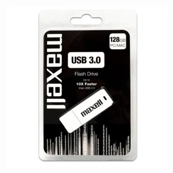 Флаш памет MAXELL, 128GB, ML-USB-FLIX-128GB-WHITE