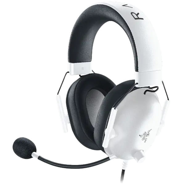 Razer BlackShark V2 X - White, 12 Hz - 28 KHz Frequency Response, 32 ? (1 kHz) Impedance - RZ04-03240700-R3M1