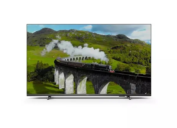 Philips  55" UHD DLED, 3840 x 2160, DVB-T/T2/T2-HD/C/S/S2, Pixel Precise Ultra HD, HDR+, HLG, Smart TV with new OS - 55PUS7608/12