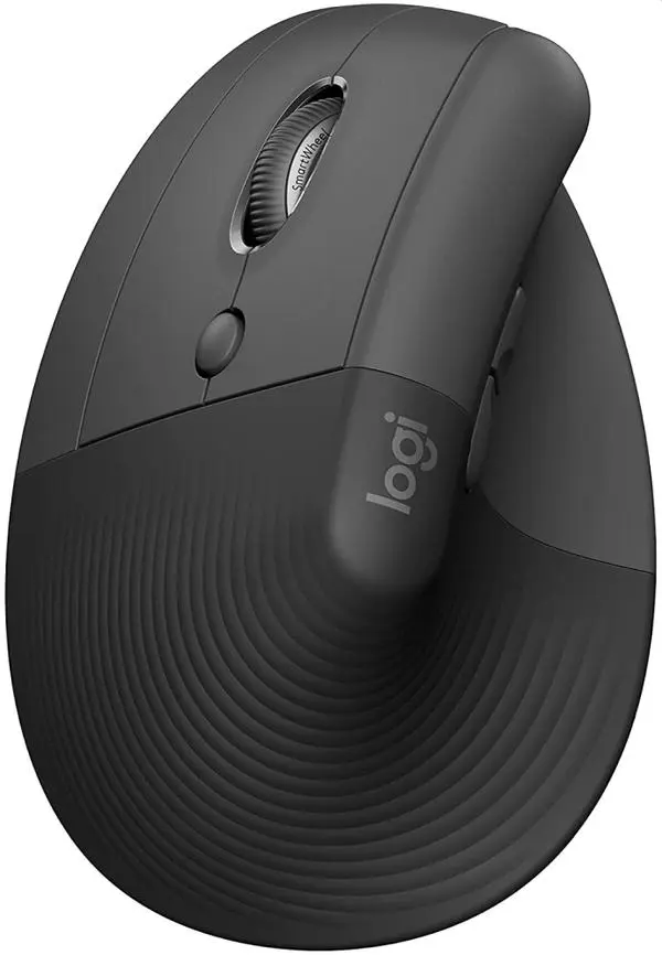 Logitech Lift Left Vertical Ergonomic Mouse - GRAPHITE / BLACK - EMEA - 910-006474