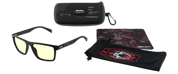 Комплект GUNNAR x Call of Duty Alpha Edition - Onyx/Infrared - Amber - Очила + калъф - GUN-ALP-04901