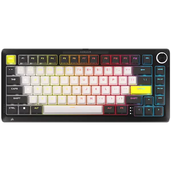 CORSAIR MAKR PRO 75 Hall Effect Gaming Keyboard, Carbon, MGX Hyperdrive (CH-91CE21G-NA/PK) - CH-91CE21G-NA