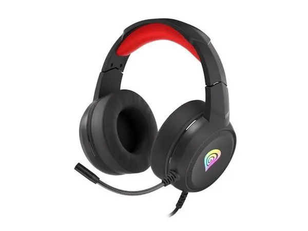 Genesis Gaming Headset Neon 200 RGB Black-Red - NSG-1609: Прекрасно гейминг изживяване с комфорт и стил