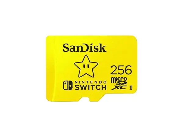 SanDisk for Nintendo Switch, microSDXC UHS-I, 256GB, До 100MB/s, SD-SDSQXAO-256G-GNCZN