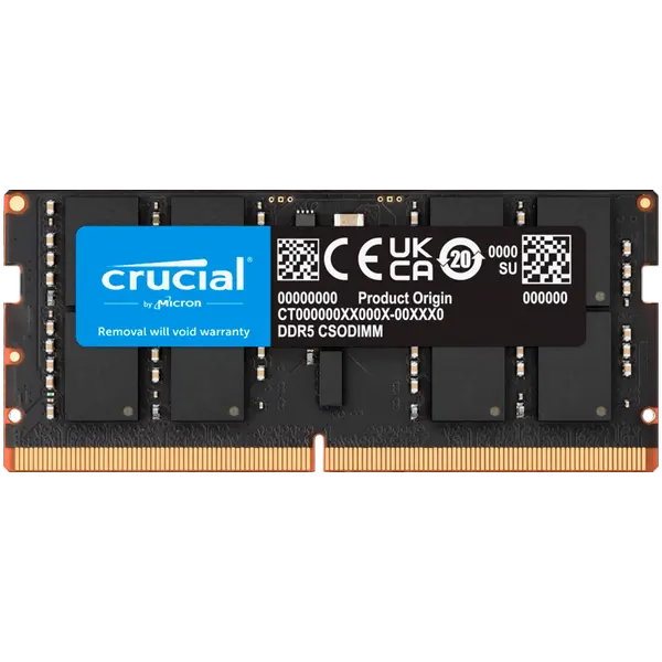 Crucial 32GB DDR5-6400 CSODIMM CL52 - CT32G64C52CS5