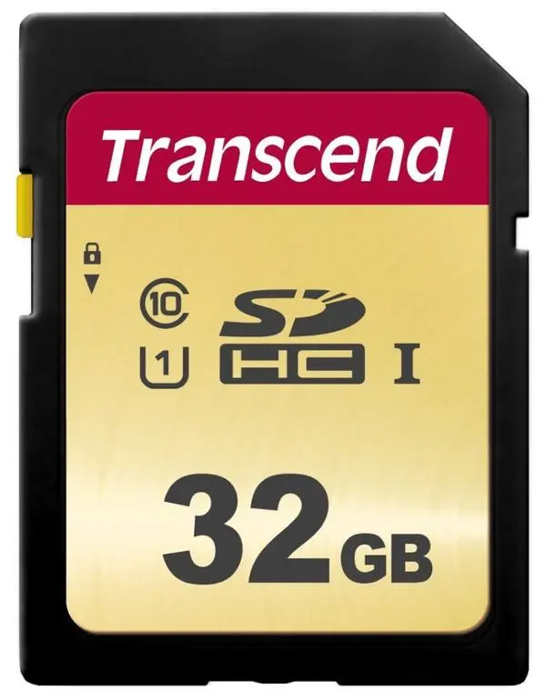 Transcend 32GB SD Card UHS-I U1, MLC - TS32GSDC500S