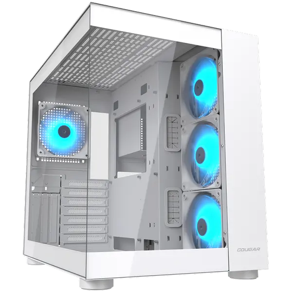 COUGAR FV150 RGB PC Case, Mid tower, White - CGR-5KA1W-RGB