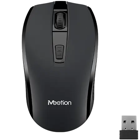 Meetion Mouse R560 Gray 2.4G Wireless, 3+1 Buttons, Max.1600 DPI, Switch