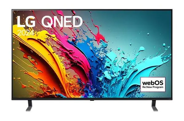 LG  65" 4K QNED HDR Smart TV, 3840x2160, DVB-T2/C/S2, Alpha 8 AI 4K Gen7, 120Hz, HDR 10 PRO, webOS 24 ThinQ - 65QNED85T3C