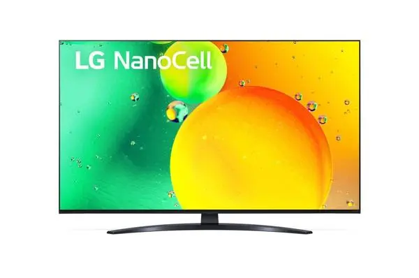 LG  43" 4K IPS HDR Smart Nano Cell TV, 3840x2160, DVB-T2/C/S2, AI a5, Active HDR ,HDR 10 PRO, webOS Smart TV - 43NANO763QA