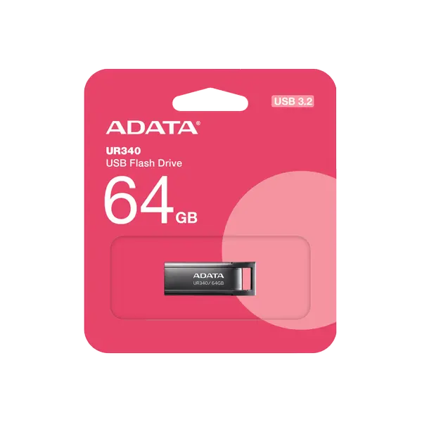ADATA64GB USB UR340  BLACK
