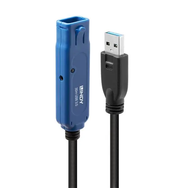 LINDY USB 3.0 активен удължител, 30.0 м - LNY-43362