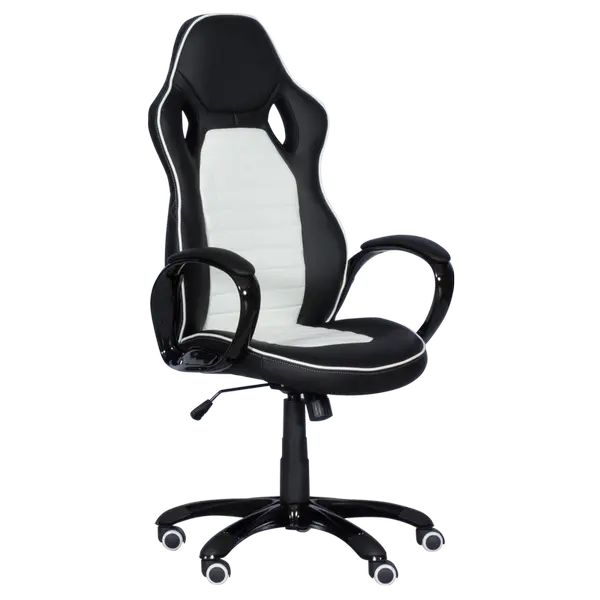 Геймърски стол Carmen 7502 - бял-черен - 3520690_5