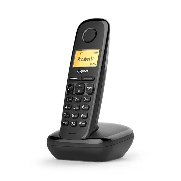 Безжичен DECT телефон Gigaset A170 - черен - 1015150