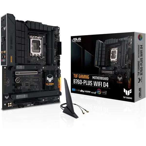 ASUS TUF Gaming B760-PLUS WIFI DDR4 - (К) - 90MB1DF0-M0EAY0