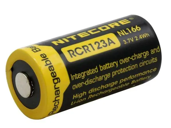 Акумулаторна батерия CR-123 LiIon  3,7V 16340 650mAh NITECORE - NITECORE-BR-CR123