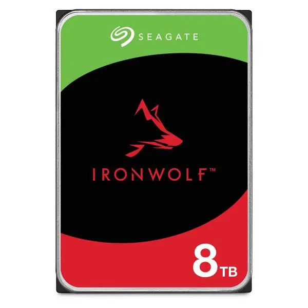 Твърд диск 8TB Seagate IronWolf NAS, SATA 6Gb/s, 7200 rpm, 3.5"(8.89 cm), ST8000VN004