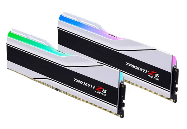 G.SKILL Trident Z5 Neo RGB White 32GB(2x16GB) DDR5 6000MHz CL26 - AMD EXPO -  F5-6000J2636H16GX2-TZ5NRW