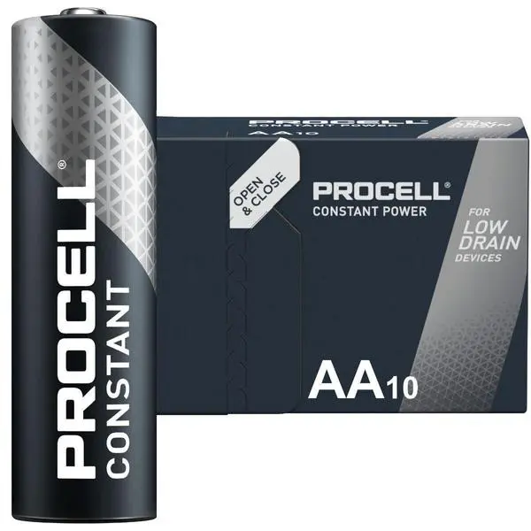 Алкална батерия LR6 1,5V AA  10pk опаковка CONSTANT MN1500  PROCELL - PROCELL-LR6-10PK-CON
