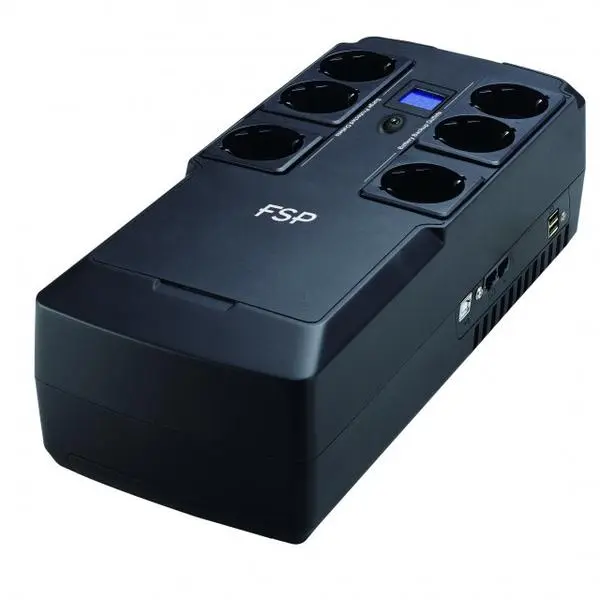 FORTRON UPS LINE INTERACTIVE 800VA SIMULATED SINE WAVE 6xSCHUKO USB 2xRJ-45 - PPF4801702 - (59643)