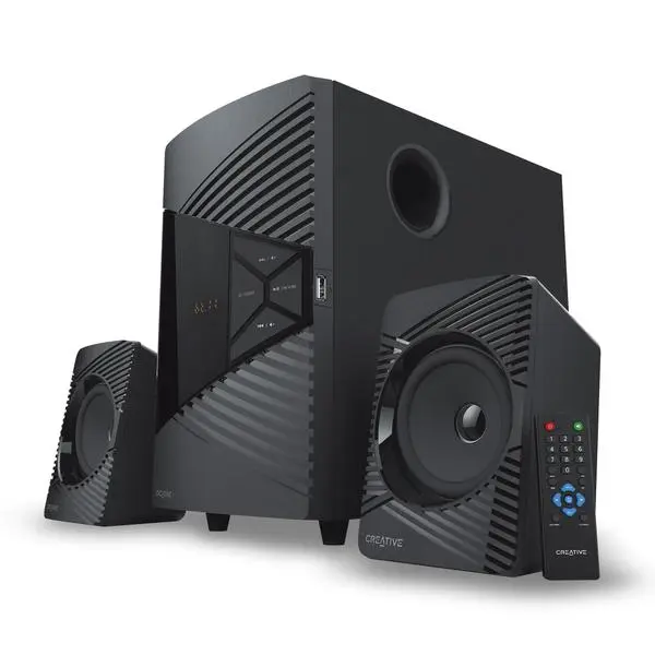 Озвучителна система 2.1 Creative SBS E2500,Bluetooth,FM, 30W, Черен - CREAT-SPEAK-SBS-E2500