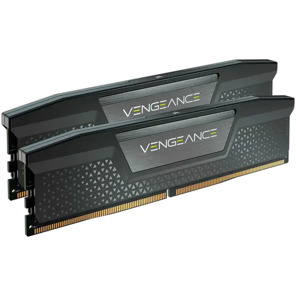CORSAIR VENGEANCE DDR5 32GB (2x16GB) DDR5 6000 CL38-44-44-96 1.35V Std PMIC Intel XMP Memory - Black,  0840006684442 - CMK32GX5M2B6000C38