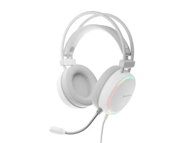 Genesis Headset Neon 613 With Microphone RGB Illumination White - NSG-2093: Gaming слушалки с микрофон, които ще ви отведат в следващото ниво на играта