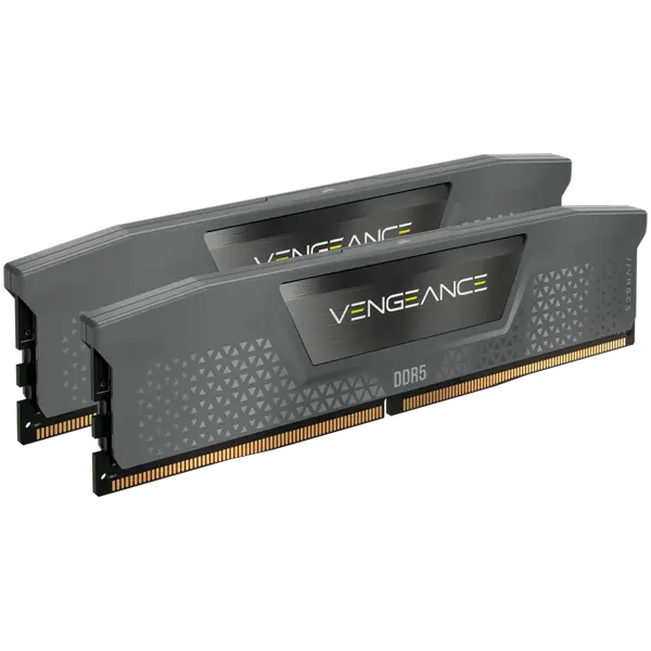 CORSAIR VENGEANCE DDR5 64GB (2x32GB) DDR5 5600 CL40-40-40-77 1.25V Desktop Memory AMD EXPO Memory - Grey,  0840006698166 - CMK64GX5M2B5600Z40