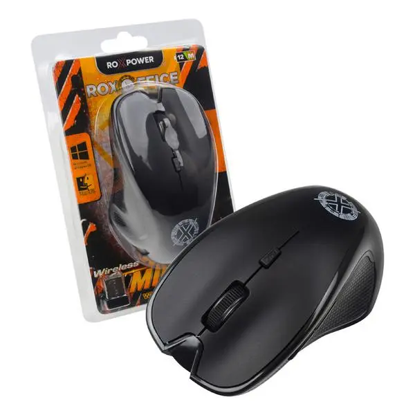 RoxPower LK-143 Wireless Mouse Black