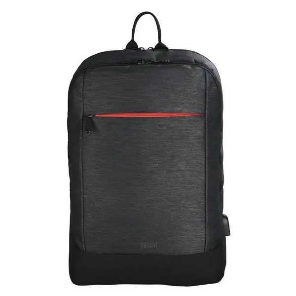 Раница за лаптоп HAMA Manchester, До 40 см (15.6"), USB порт, Черна - HAMA-216489