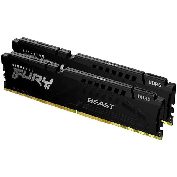 Kingston 32GB 5600MT/s DDR5 CL36 DIMM (Kit of 2) FURY Beast Black EXPO, EAN: 740617330793 - KF556C36BBEK2-32