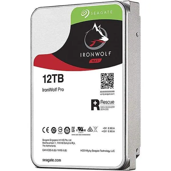 Seagate 8,9cm (3,5") 12TB SATA3 IronWolf Pro 7200 256MB вътрешен -  (A)   - ST12000NE0008 (8 дни доставкa)