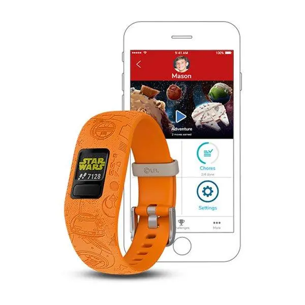 Garmin vivofit jr. 2 - Star Wars - Light Side с регулируема каишка - 010-01909-1A