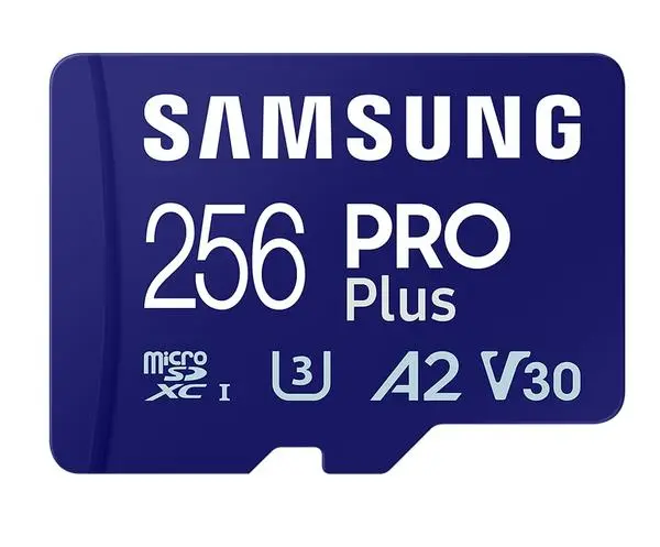 Samsung 256GB micro SD Card PRO Plus with Adapter, UHS-I, Read 180MB/s - Write 130MB/s - MB-MD256SA/EU