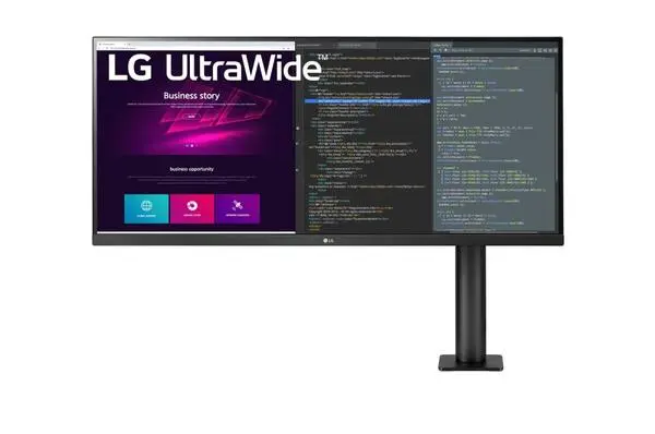LG  34" UltraWide QHD Ergo AG, IPS, 5ms, CR 1000:1, 300cd/m2, 21:9, (3440x1440), 1ms Motion Blur Reduction - 34WN780-B