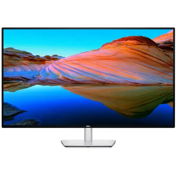 Dell U4323QE, 42.5" 4K UltraSharp AG, IPS, 5ms, 1000:1, 350 cd/m2, (3840x2160), 100% sRGB, 98% DCI-P3, HDMI, DP, USB-C Hub, USB 3.2, RJ-45, dual 8W speakers, ComfortView, Audio line-out, Height Adjustable, Pivot, Swivel, Tilt, Black, U4323QE