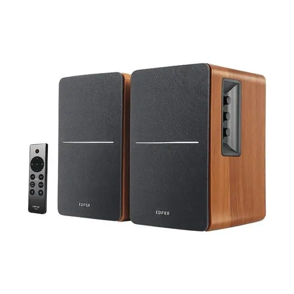 Тонколони Edifier R1280DBs, 2.0, 42W RMS (21W + 21W), Optical, Coaxial, Bluetooth, RCA, кафяви