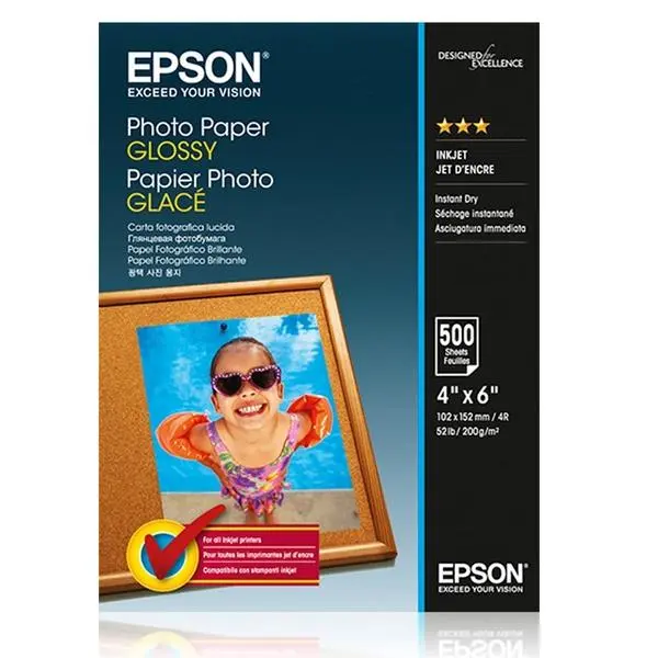 Epson Photo Paper Glossy 10x15cm 500 sheet C13S042549