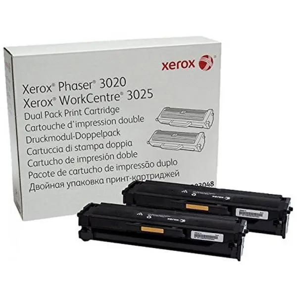 Xerox Phaser 3020 / WorkCentre 3025 Dual Pack Print Cartridge - 106R03048