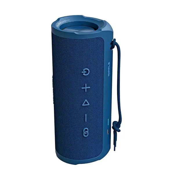 HiFuture Ripple Blue, 2-Way Speaker System, 20W*1+10W*1, IPX7 Waterproof, Up to 12 Hours Playtime, Bluetooth 5.3, Pair to Play (TWS Mode) - 6972576181053