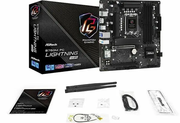 Дънна платка ASROCK B760M PG LIGHTNING WIFI - 69986