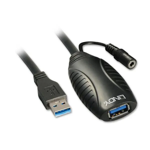 LINDY USB 3.0 Активен удължител с усилвател, 10.0 м - LNY-43156