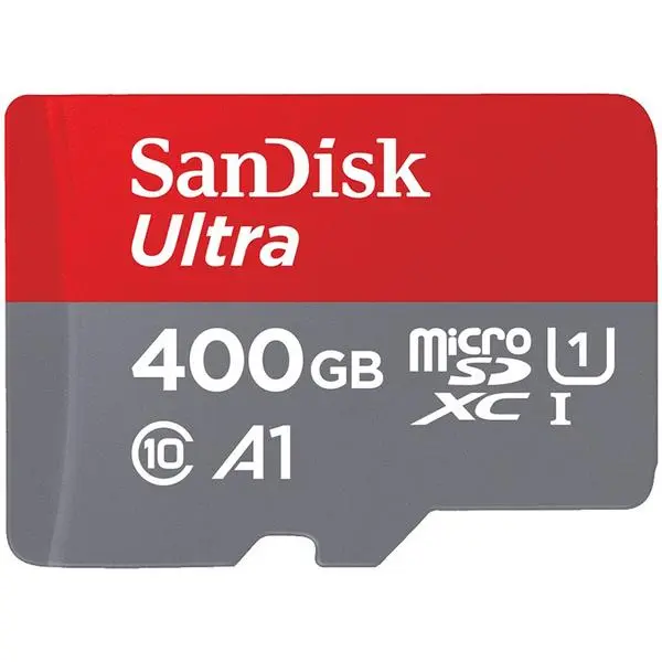 SanDisk_Ultra microSDXC_400GB + SD Adapter_120MB/s  A1 Class 10 UHS-I - SDSQUA4-400G-GN6MA