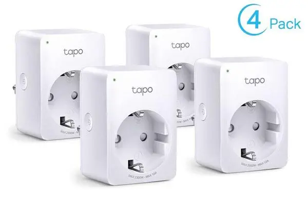 Wi-Fi Smart мини контакт TP-Link Tapo P100 (4-pack),